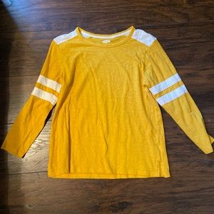 Yellow mustard shirt. Very comfortable